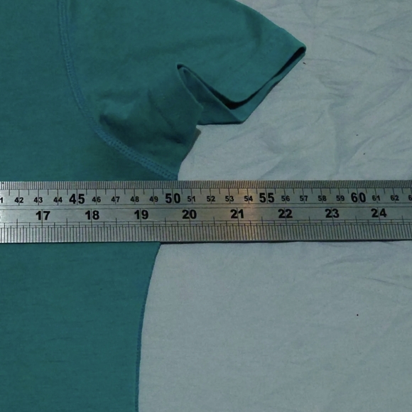 Adidas Climalite Short Sleeve T-Shirt Women's Large Green Gym Running Sports - Picture 5 of 6